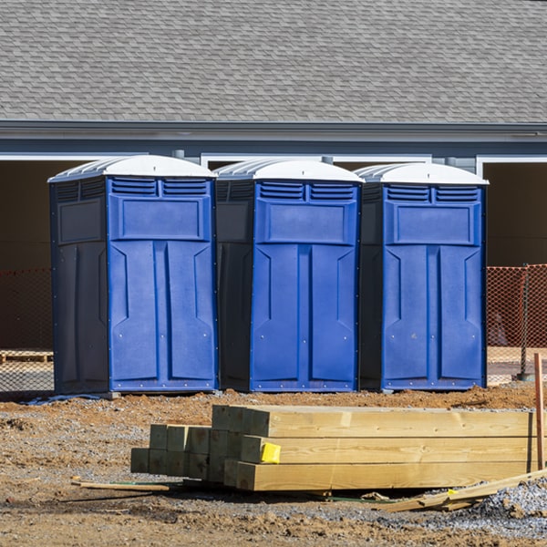 are there any restrictions on where i can place the portable restrooms during my rental period in Warren New Jersey